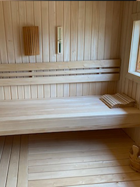 Sauna til sommerhus på Vestkysten