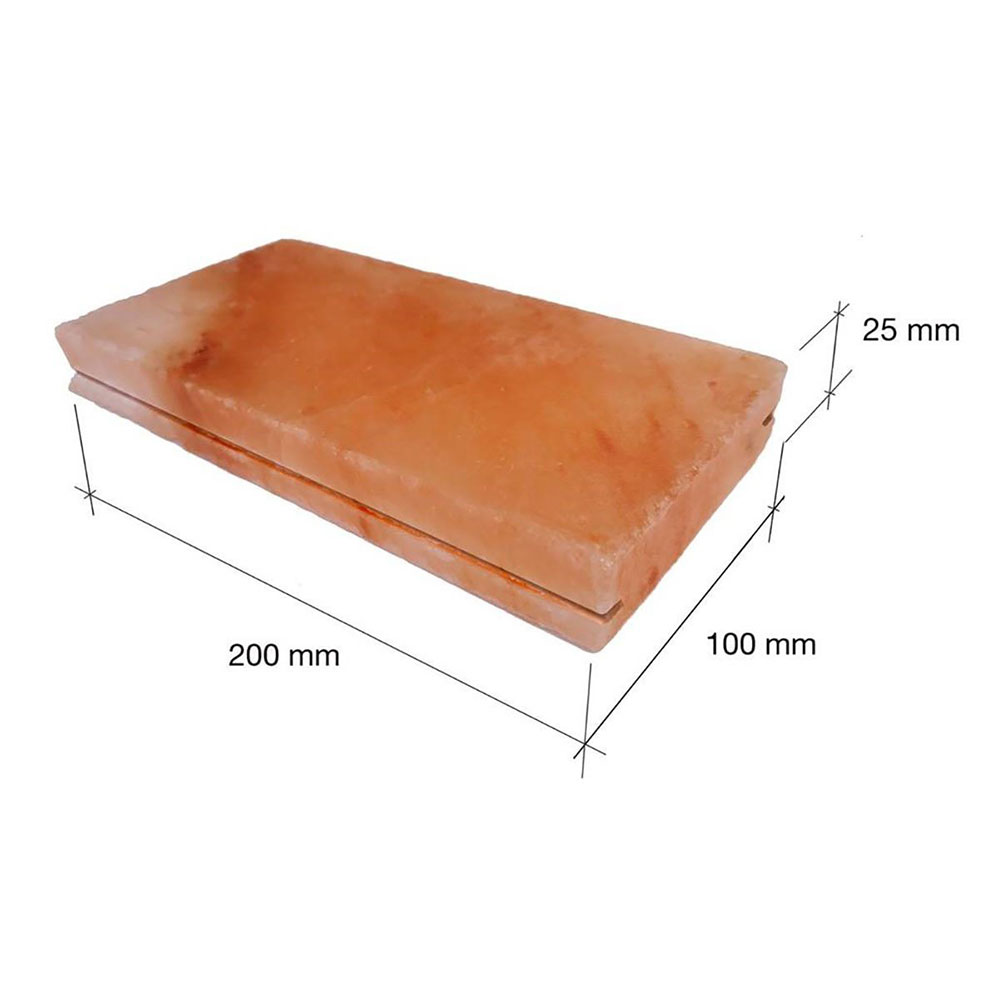 Himalaya saltsten til sauna med not 200x100x25mm - Billede 2
