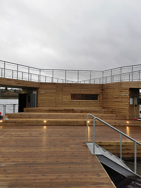 Kæmpe sauna til Sønderborg Havnebad