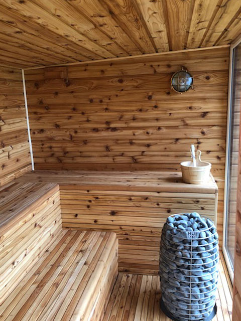 Unik sauna i de irske skove