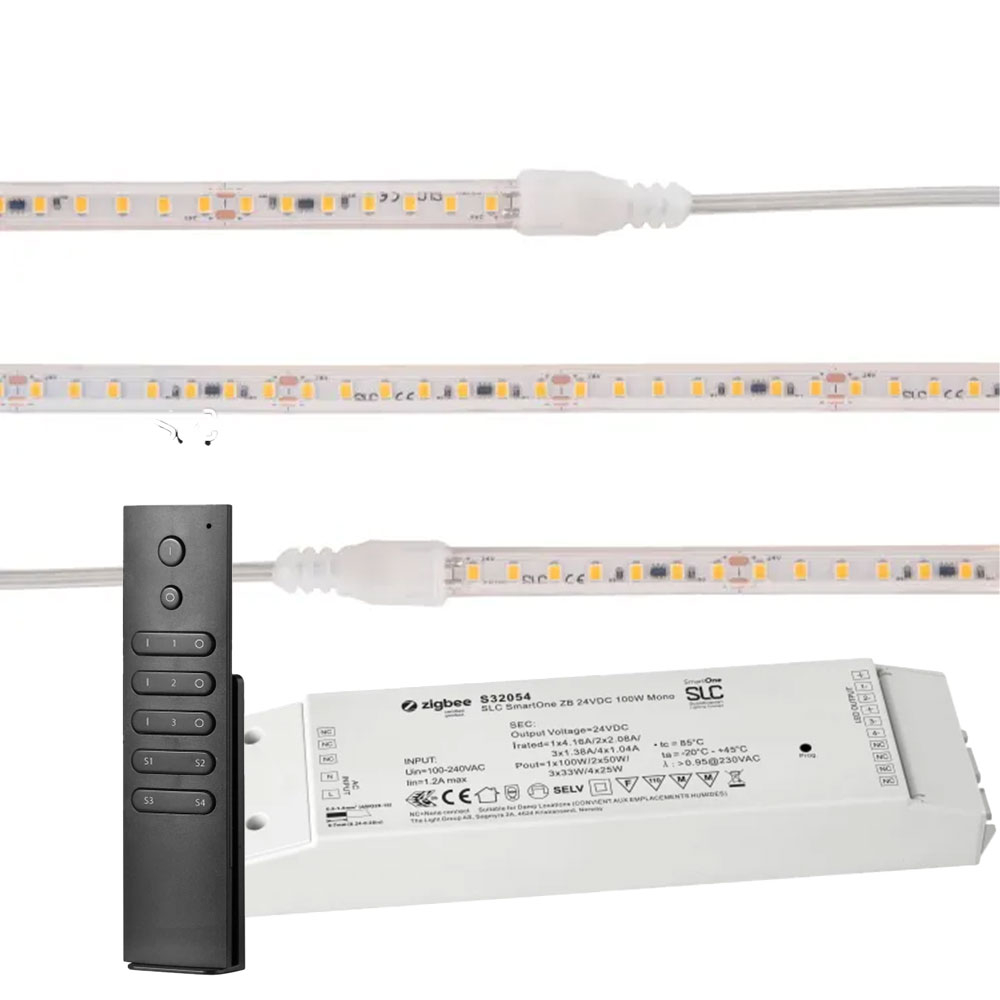 SLC LED Strip Sauna IP67 SmartOne Zigbee Komplet - Billede 2