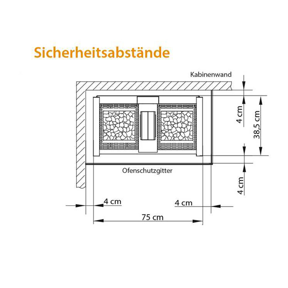 Saunaovn EOS Herkules XL S50 - Billede 4