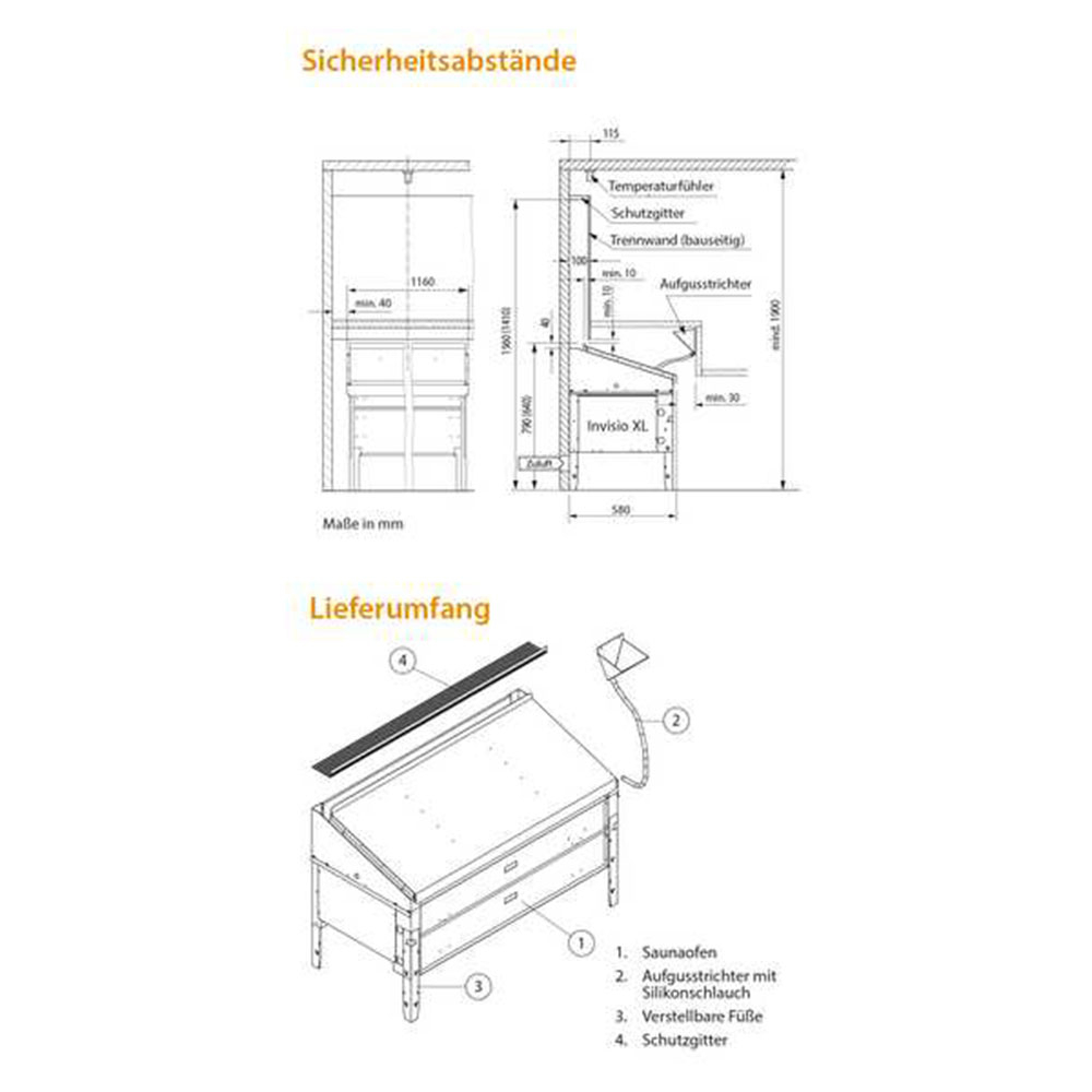 Saunaovn EOS Invisio XL - Billede 6