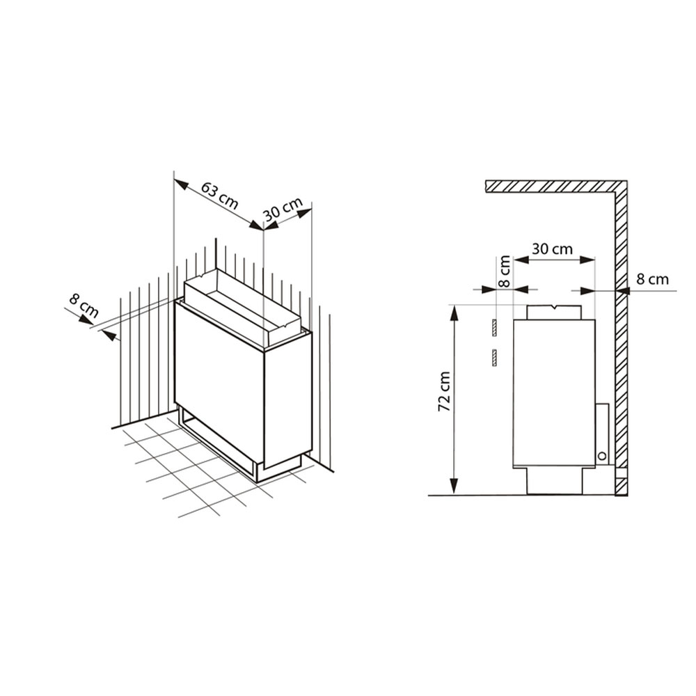 Saunaovn EOS P1+ - Billede 3