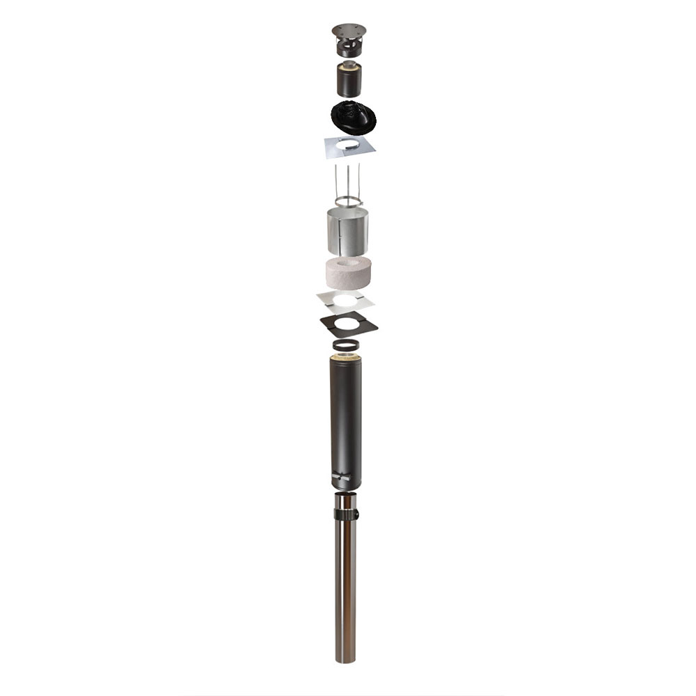 Narvi skorsten 15 Ø125 mm - Billede 2